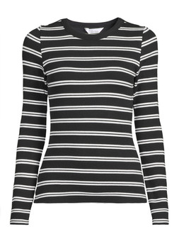 WOODX The Very Collection Long Sleeve Rib Top Stripe £14
