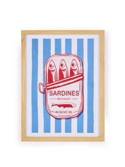 WQP4P The Very Collection Sardine Wall Art £12