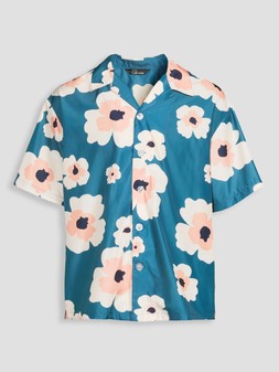 WR9O8 The Very Collection Boxy Floral Print Shirt £25