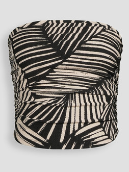 WSIA0 The Very Collection Textured Stretch Bandeau Top £12