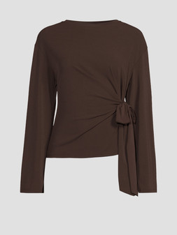 WUMFM The Very Collection Tie Waist Long Sleeve Top £25