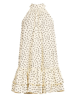 WUTHU The Very Collection Tie Neck Double Frill Mini Dress £50
