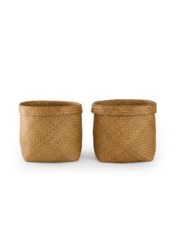 WYILZ The Very Collection Home Set of 2 Seagrass Hand Woven Storage £30