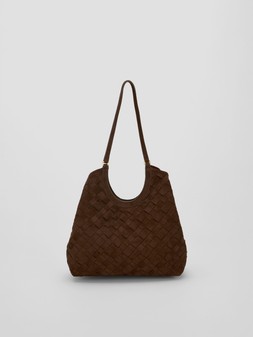 WZUZX The Very Collection Suedette Hand Weave Tote Bag £28