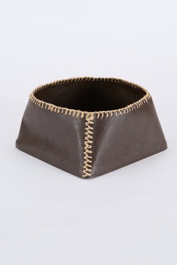 X0ASF The Very Collection Leather Storage with Jute Stitching Medium £12
