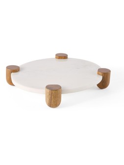 X0ASM Very x Michelle Keegan Home Marble and Wooden Serve Tray £35