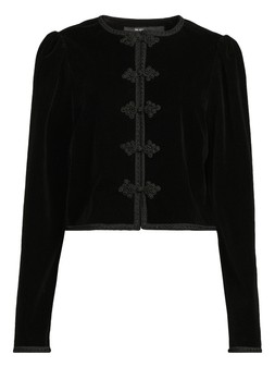 X220L The Very Collection Black Collarless Jacket £45