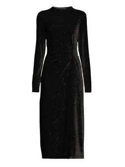 X29J9 The Very Collection Hot Fix Twist Detail Midi Dress £50