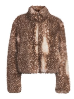 X2QYR The Very Collection Faux Fur Funnel Neck Jacket £65