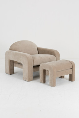 X469K The Very Collection CHARD ACCENT CHAIR WITH FOOTSTOOL £339