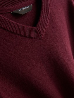 PRIMARK 2PK KNIT SCHOOL JUMPER, BURGUNDY, £8 (5)