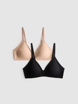 PRIMARK 2PK SMOOTHING TRIANGLE BRA MULTI £12 €14 $18 RON70 PLN60 CZK365
