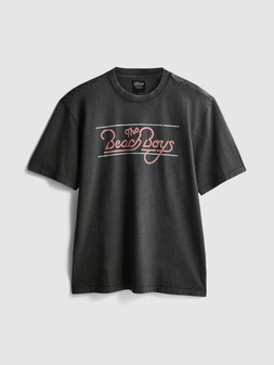 PRIMARK BEACH BOYS TEE BLACK £14 €16 $20 RON90 PLN80 CZK470