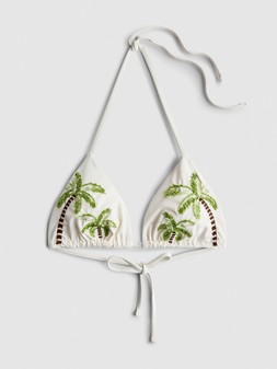 PRIMARK BEAD PALM TRIANGLE TOP £8, €9, $12, RON44, PLN39, CZK235