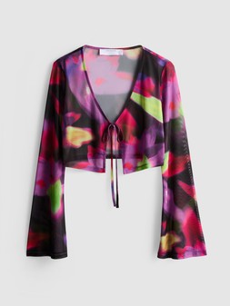 PRIMARK BLURRED MESH TOP, £8, €10, $14, RON50, LN43, CZK260