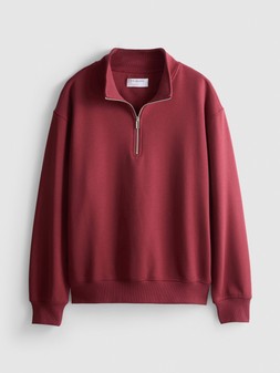 PRIMARK COTTON RICH OVERSIZES QUARTER ZIP SWEATSHIRT, £12, €14, NE €16, $20, RON70, PLN60, CZK365, HUF5200