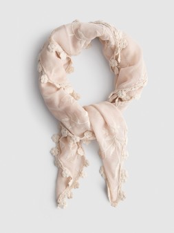PRIMARK EDIT EMBROIDERY SCARF £12 €16 365CZK 70RON