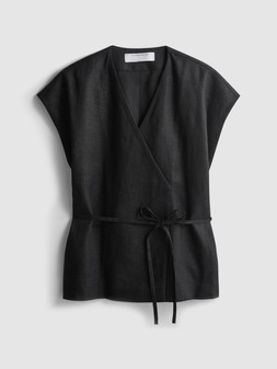PRIMARK EDIT LINEN WRAP TOP, £24, €26, $33.50, RON125, PLN115, CZK675 (6)