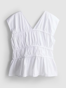 PRIMARK EDIT POPLIN V TOP, £16, €18, $24, RON90, PLN80, CZK470 (2)