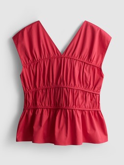 PRIMARK EDIT POPLIN V TOP, £16, €18, $24, RON90, PLN80, CZK470 (4)