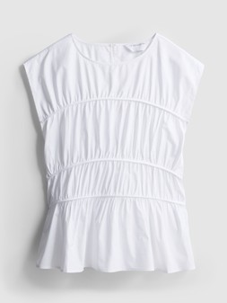 PRIMARK EDIT SLEEVELESS SHIRRED TOP, £16, €18, $24, RON90, PLN80, CZK470