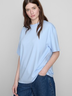 PRIMARK EDIT ULTIMATE TEE, BLUE £12, €14, $17.50, RON70, PLN60, CZK365