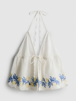 PRIMARK EMBROIDERED LEMON TOP, £10, €12, $16, RON60, PLN50, CZK310 (2)