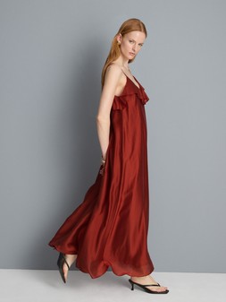 PRIMARK FRILL NECK MIDI DRESS, £20, €22, RON110, PLN95, CZK570 (3)
