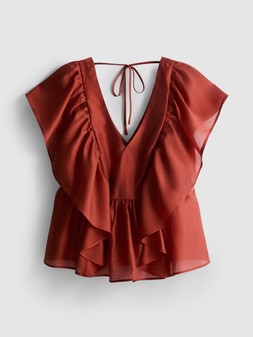 PRIMARK FRILL NECK TOP, £14, €16, $20, RON80, PLN70, CZK415 (2)