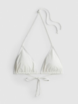 PRIMARK MIX AND MATCH TRIANGLE TOP WHITE £2.50 €3 $3.50 RON15 PLN13 CZK80