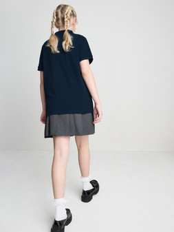 PRIMARK OLDER BOYS 2PK PIQUE POLO, NAVY, £7 (2)