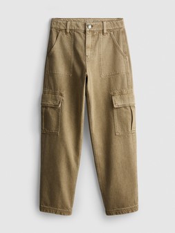 PRIMARK OLDER BOYS WIDE FIT CARGO LEG, $18 RON65 HUF4800 PLN55 CZK340 €(NE)14 €13 £10