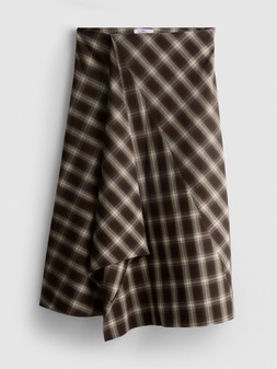 PRIMARK PRESENTS BY COLEEN CHECK ASYM SKIRT, £16, €18, $25, RON90, PLN80, CZK470