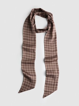 PRIMARK PRESENTS BY COLEEN CHECK SKINNY SCARF, £4, €5, $7, PLN22, CZK130, RON130
