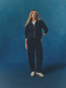PRIMARK PRESENTS BY COLEEN MODAL ZIP THROUGH, £16, €18, RON90, PLN80, CZK470, PRIMARK PRESENTS BY COLEEN BARREL JOGGER, £12, €14, RON70, PLN60, CZK365