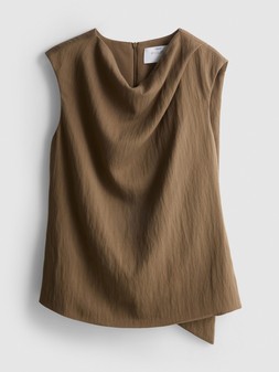 PRIMARK PRESENTS BY COLEEN SCARF WAISTCOAT TOP, £16, €18, $25, RON90, PLN80, CZK470
