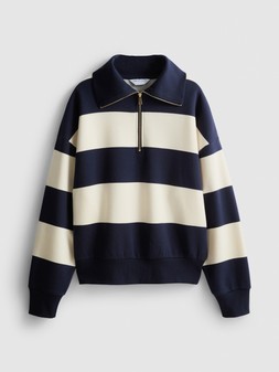 PRIMARK PRESENTS BY COLEEN STRIPE SWEAT, £12, €14, RON70, PLN80, CZK365