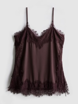PRIMARK PRESENTS PAU ECHE PE OS LACE TRIM CAMI, £10, €12, RON60, PLN50, CZK310, HUF4400