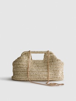 PRIMARK PRESENTS PAU ECHE PE STRAW FRAME CLUTCH £12, €14, $17.50, RON70, PLN60, CZK365, HUF5200