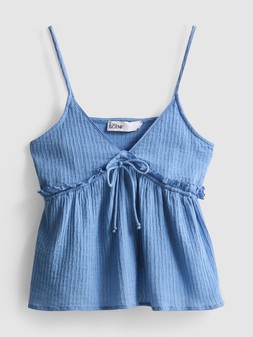 PRIMARK RUFFLE STRAPPY TOP £8, €10, $14, RON50, PLN43, CZK260, HUF3800