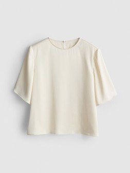 PRIMARK SATIN TEE GOLD £12 €14 €16 $18 RON70 PLN60 CZK365
