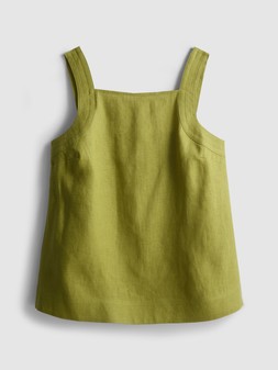 PRIMARK THE EDIT LINEN TOP GREEN £18 €20 520CKZ 100RON