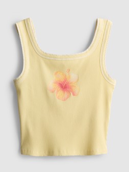 PRIMARK VEST YELLOW £4 €6 $9 RON30 PLN26 CZK155