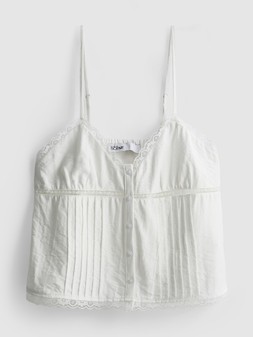 PRIMARK WOVEN STITCH TOP WHITE £10 €12 $16 RON60 PLN50 CZK310