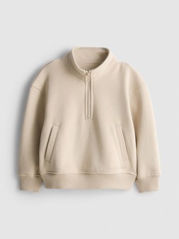 PRIMARK YOUNG BOYS HALF ZIP JUMPER IN BLUE, $10 RON34 HUF2600 PLN30 CZK180 €(NE)8 €7 £5