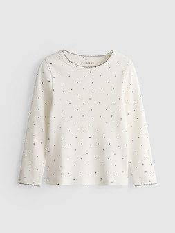 PRIMARK YOUNG GIRLS LS PICOT RIB TEE, $4 RON12 HUF920 PLN11 CZK65 €(SLO,SVK)2,50 €(NE)3 €3 £2 (2)