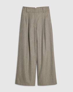 RI Beige Flecked Wide Leg Trousers £46