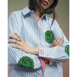 RI Blue Smiley stripe shirt £56 2