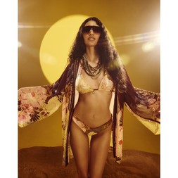 RI Brown Floral Oriental Kimono£59 4