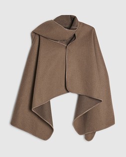 RI Brown Scarf Cape £56